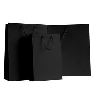 Black Matt Boutique Paper Bags