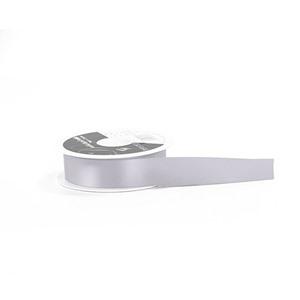 Grey Double Satin Ribbon