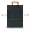 Dark Blue Carrier Bags with Flat Handles