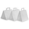 White Patisserie Carrier Bags with Flat Handles