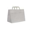 White Patisserie Carrier Bags with Flat Handles