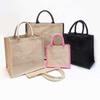 Natural Jute Bags with Luxury Padded Handles