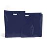 Navy Blue Biodegradable Plastic Carrier Bags