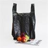 Recycled Black Vest Style Plastic Carrier Bags