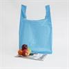 Recycled Blue Vest Style Plastic Carrier Bags