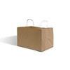 Brown Wide Base Paper Carrier Bags With Twisted Handles