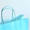 Light Blue Premium Italian  Paper Carrier Bags with Twisted Handles