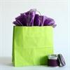 Lime Green Premium Italian Paper Carrier Bags with Twisted Handles