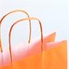 Orange Premium Italian Paper Carrier Bags with Twisted Handles