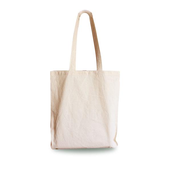 Natural Unbleached Cotton Shopping Carrier Bags with Long Handles