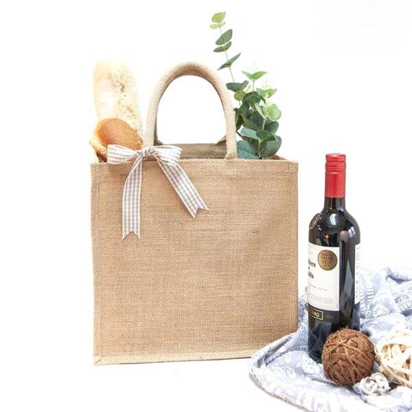 Natural Jute Bags with Luxury Padded Handles