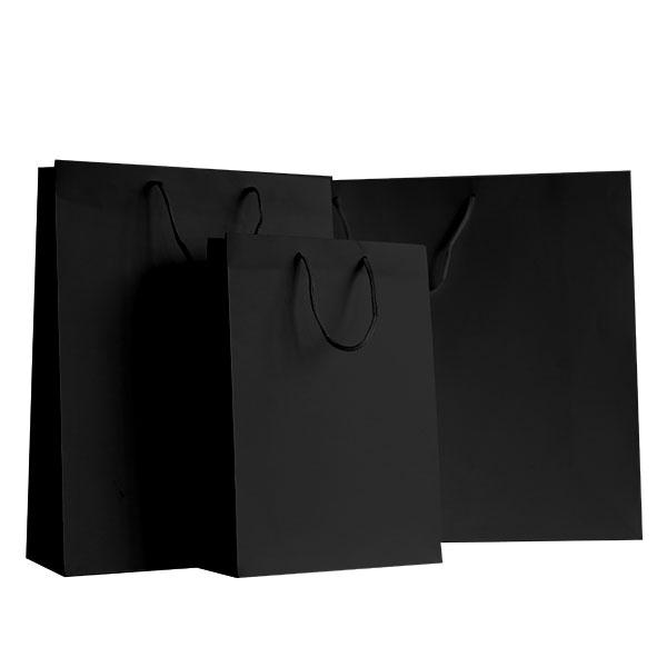 Black Matt Boutique Paper Bags