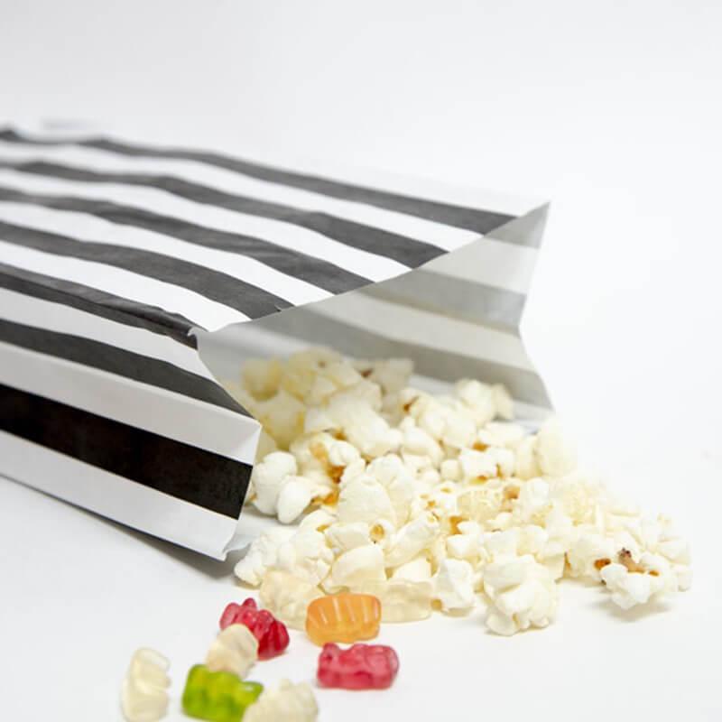 Black Stripe Pick n Mix Paper Bags