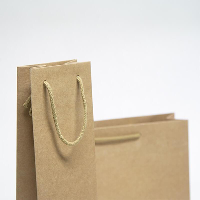 Natural Kraft Wine Bottle Gift Bags