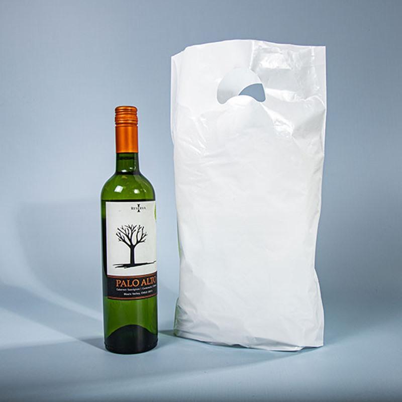 White Degradable Plastic Carrier Bags