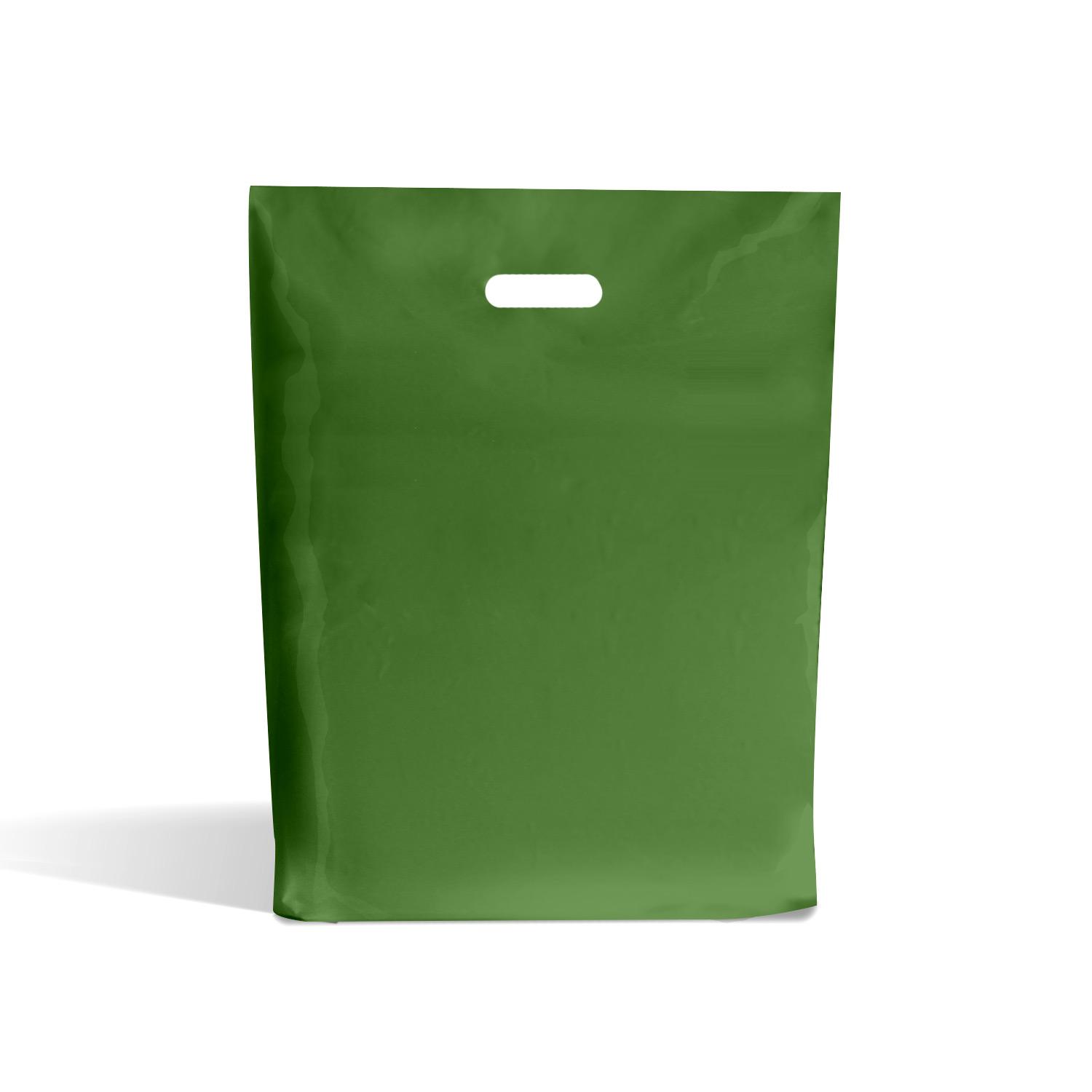 Harrods Green Biodegradable Plastic Carrier Bags