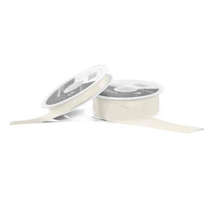 Ivory Double Satin Ribbon