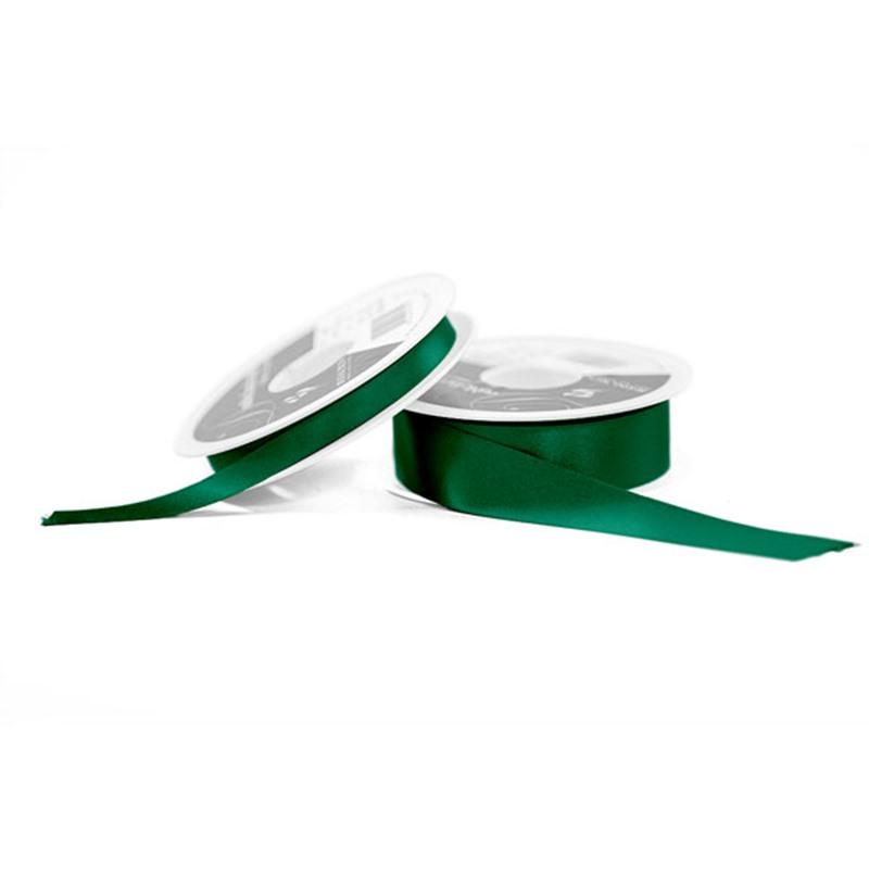 Dark Green Double Satin Ribbon