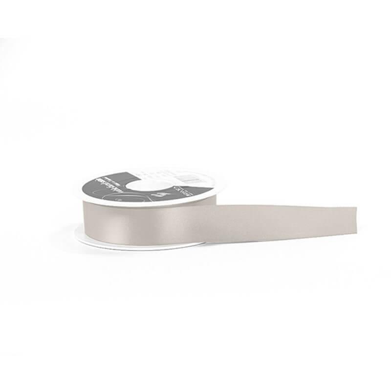 Silver Grey Double Satin Ribbon