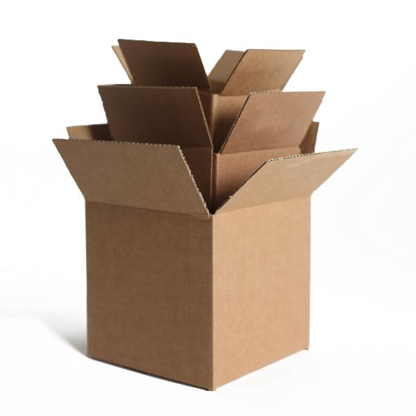 Single Wall Cardboard Boxes - 8" x 6" x 4"