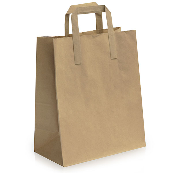 Brown Plain Paper Carrier Bag Available Capacity 2kg
